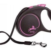 Flexi 5 mt Pembe L Black Desing Köpek Tasma Şerit