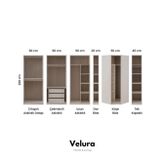 Flora 8 Kapaklı (Köşe) Dolap & Gardırop
