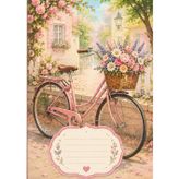 Floral Bicycle Notebook