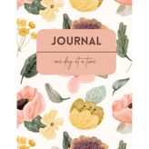 Floral Daily Journal: One Day at a Time: 110 Pages for Notes, Writing, and Reflection