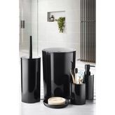Flores 5 Parça Banyo Seti Siyah
