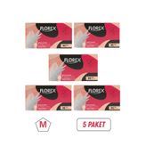 Florex Şeffaf Tpe Eldiven 100 Adet M Beden 5 Paket