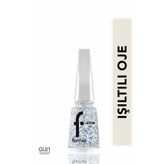 Flormar GL001 Stardust Yoğun Simli Şeffaf Oje
