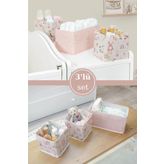 Flosoft Onikiden Baby 3’lü Çekmece İçi Düzenleyici, Çok Amaçlı Bebek Bakım Organizer Kutu 3’lü Set