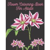 Flower Colouring Book For Adults