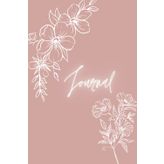 Flower journal notebook
