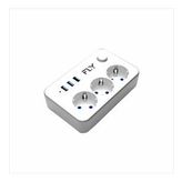 FLY-3406-01 3'LÜ AKIM KORUMALI PRİZ+3*US 2.1A,2m