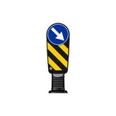 FM Trafik 300 mm Esnek Refüj Başı Levhası
