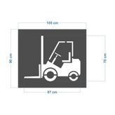 FM Trafik Forklift Boya Şablonu
