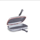 Fms FMS Granit 36 cm Çift Taraflı Balık Tavası Gri