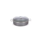 FMS G2006 Gri 34 cm Granit Endüstriyel Basık Tencere
