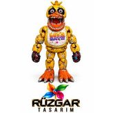 Fnaf Five Nights at Freddy's Withered Chica Fnaf Eklemli Oyuncak