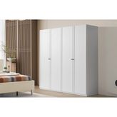 Folt White 4 Kapılı Gardırop - Beyaz