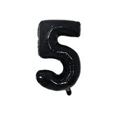 Folyo Balon Siyah 5 Rakamı 34 İnç 80 cm