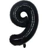 Folyo Balon Siyah 9 Rakamı 34 İnç 80 cm