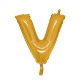 Folyo Balon V Harfi Altın ( 100 Cm )