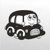 Folyo Sticker Tatlı Araba