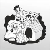 Folyo Sticker Tatlı Hayvanlar