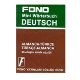 Fono Almanca Sözlük Mini