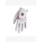 FootJoy 67955 WeatherSof Kadın Golf Eldiveni Beyaz/Pembe Sol ML