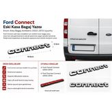 Ford Connect Eski Kasa Bagaj Yazısı Krom Arka Bagaj Amblemi 2002-2013 Uyumlu