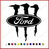 Ford Pençe Sticker Monster Pençe Ford Arma Sticker