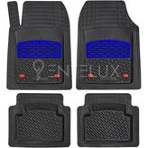 Ford Ranger 2008-2009 Model ile Uyumlu 3D Havuzlu Mavi-Siyah Paspas