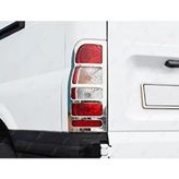 Ford Transit Uyumlu Krom Stop Çerçeve 2 Parça 2000-2014 Paslanmaz Çelik
