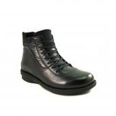 Forelli 28553 Siyah Deri Comfort Kadın Bot