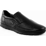 Forelli 32606-H Deri Comfort Ayakkabı - Siyah
