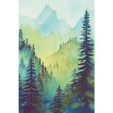 Forest & Pines: Forest & Pines Journal: Lined Spiral Journal Notebook, 100 pages, Journal for Writing, Work, Note Taking and Creative Outlet