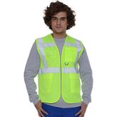 Formteks Reflektörlü Mühendis Yelek Yeşil - 2XL