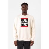 Forrest Gump Run Forrest Run Ekru Erkek 2ip Sweatshirt