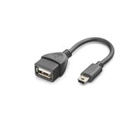 ForWhat Mini Usb To Usb Otg Kablo - Siyah HN4591