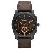 Fossil FS4656 Kahverengi Analog Deri Kayış Spor Erkek Kol Saati