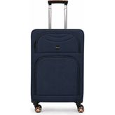 Fossil Unisex Kumaş Orta Boy Ultra Hafif Şifreli Körüklü Kendi Etrafında Dönebilen Valiz 010-02 - STD - Lacivert