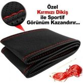 Fox Golf 7 Kırmızı Dikme Direksiyon Kılıfı