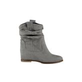 Fox Shoes C735041202 Gri Süet Kadın Bot