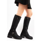 Fox Shoes E674270509 Siyah Kadın Çizme