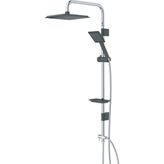 Frame Tepe Başlıklı Duş Sistemi Seti - Siyah
