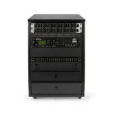 Frameworks Elite Angled Studio Rack – 12U Blk | Gfw-Elıtestudıork12-Blk