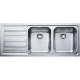 Franke Llx 621 Sol Damlalıklı 116 cm Çelik Evye