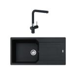 Franke Urban Ubg 611-100 Nero Granit Evye Actıve Batarya Set