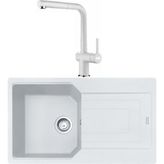 Franke Urban Ubg 611-86 Bianco Granit Evye Active Plus Doccia Batarya Set