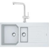 Franke Urban Ubg 651-100 Bianco Granit Evye Active Plus Doccia Batarya Set