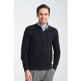 Frappoli Erkek Kışlık Regular Fit Polo Yaka Basic Sweatshirt