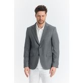 Frappoli Serardo Erkek Grey Yarım Astarlı Kapak Cepli İlkbahar-Yaz Spor Blazer Ceket