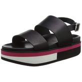 Frau Kadın Sandali Slingback sandalet Siyah Size: