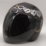 Free-M 661 Acik Kask (Mat Siyah Kalpli) S