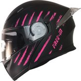 Free-M -965 Çene Açılır Kask (Pınk Zebra) - XSmall